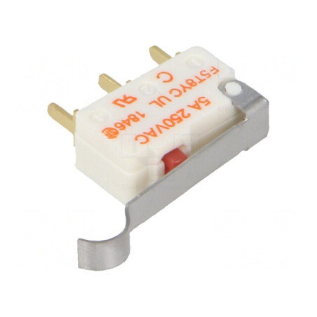 Microîntrerupător SNAP ACTION 5A 250VAC SPDT | Electronic-mag.ro | Componente Electronice