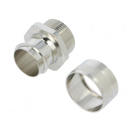 Conectori finali drepți metrici alamă IP54 | Electronic-mag.ro | Componente Electronice
