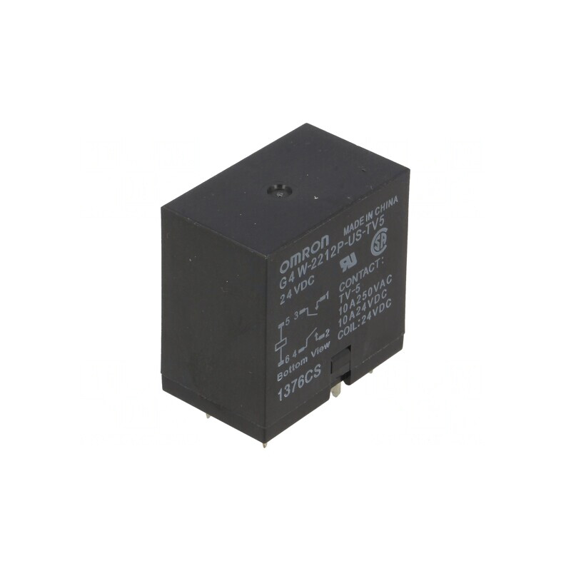 Releu Electromagnetic DPST-NO 24VDC G4W PCB | Electronic-mag.ro | Componente Electronice