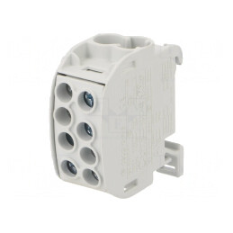 Bloc de distribuție 35mm2, 4 borne, gri | Electronic-mag.ro | Componente Electronice