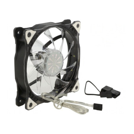 Ventilator axial DC 12V 120x120x25mm 23.2dBA | Electronic-mag.ro | Componente Electronice