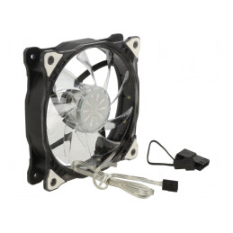 Ventilator axial DC 12V 120x120x25mm 23.2dBA | Electronic-mag.ro | Componente Electronice