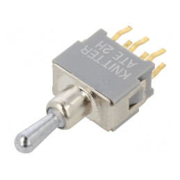 Comutator Basculant DPDT (ON)-OFF-ON 0,05A | Electronic-mag.ro | Componente Electronice