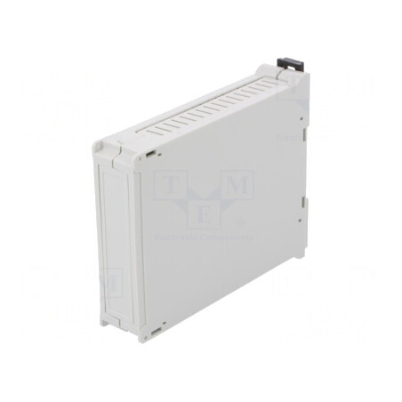 Carcasă pentru Șină DIN 90mm x 23mm x 118mm Gri | Electronic-mag.ro | Componente Electronice