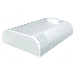 Carcasă montare pe perete ABS albă 80x120x25 mm | Electronic-mag.ro | Componente Electronice