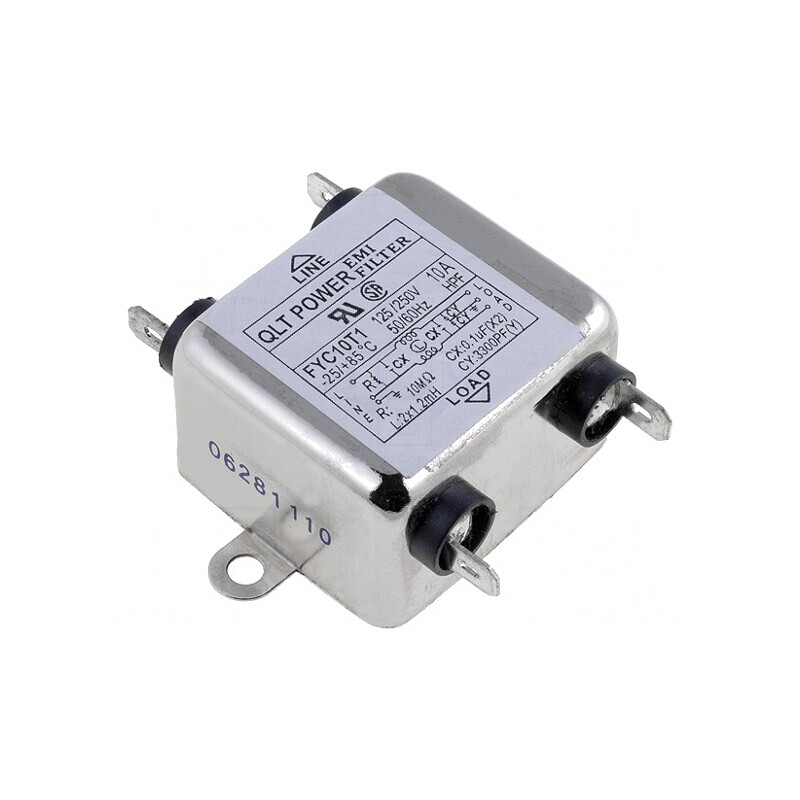 Filtru Anti-Interferențe 250VAC 100nF 3.3nF 1.2mH 10MΩ | Electronic-mag.ro | Componente Electronice