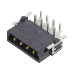 Conector PCB-PCB tată 4 pini 2,54mm 125°C | Electronic-mag.ro | Componente Electronice
