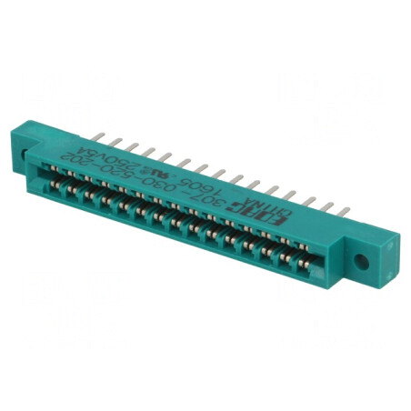 Conector Margine 30-Pin PCB Aurit 3.96mm | Electronic-mag.ro | Componente Electronice