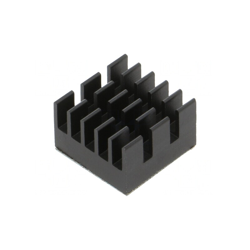 Radiator extrudat cu aripioare BGA negru 15x15mm | Electronic-mag.ro | Componente Electronice Radiator extrudat cu aripioare BGA negru 15x15mm | Electronic-mag.ro | Componente Electronice