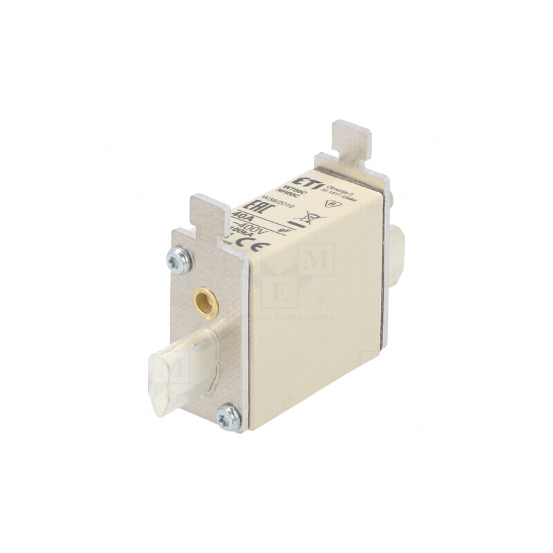 Siguranță ardere rapidă 40A 400VAC NH00C WT-NH | Electronic-mag.ro | Componente Electronice Siguranță ardere rapidă 40A 400VAC NH00C WT-NH | Electronic-mag.ro | Componente Electronice
