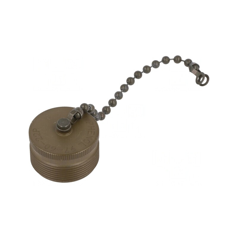 Capac Protecție Aluminiu 22mm Oliv | Electronic-mag.ro | Componente Electronice