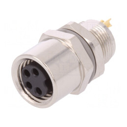 Conector M8 Mamă 4 Pini IP67 30V | Electronic-mag.ro | Componente Electronice