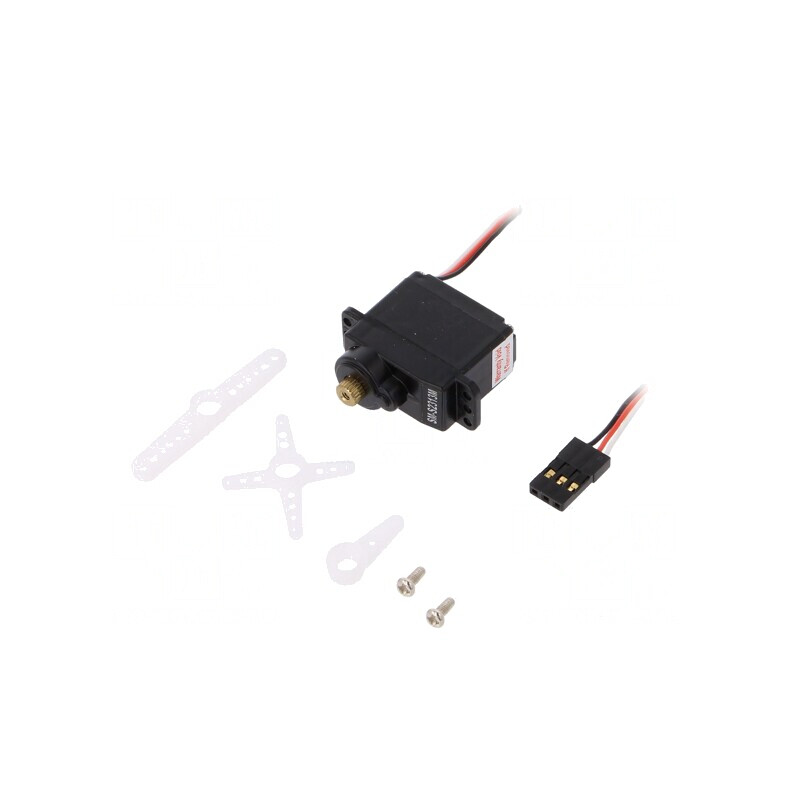 Servomecanism Micro Analogic Metalic 120° 4,8-6VDC | Electronic-mag.ro | Componente Electronice