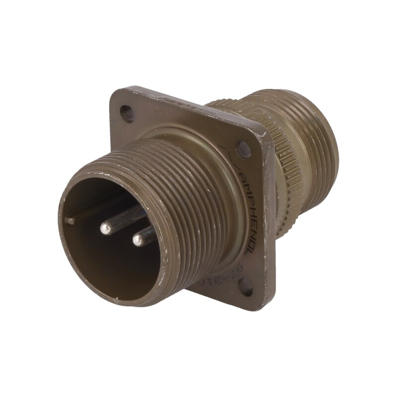 Conector Circular Aliaj Aluminiu 16 97 Oliv | Electronic-mag.ro | Componente Electronice