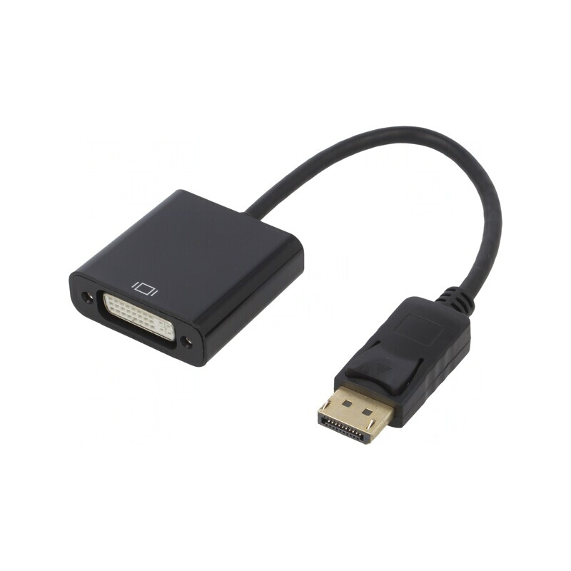Adaptor DisplayPort la DVI-I 0,2m Negru | Electronic-mag.ro | Componente Electronice Adaptor DisplayPort la DVI-I 0,2m Negru | Electronic-mag.ro | Componente Electronice