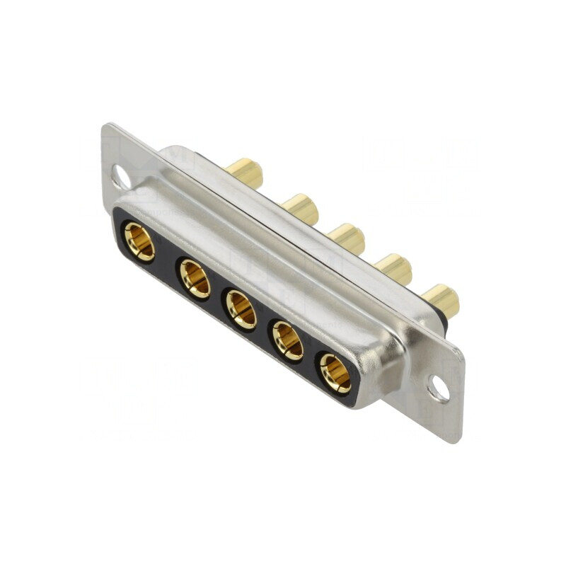 Mufă D-Sub 5 PIN pentru PCB THT 240V | Electronic-mag.ro | Componente Electronice