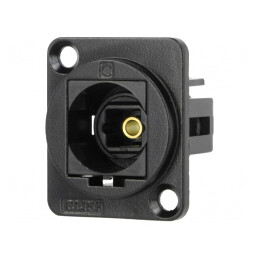 Cuplă Toslink Fibră Optică Soclu Dual | Electronic-mag.ro | Componente Electronice