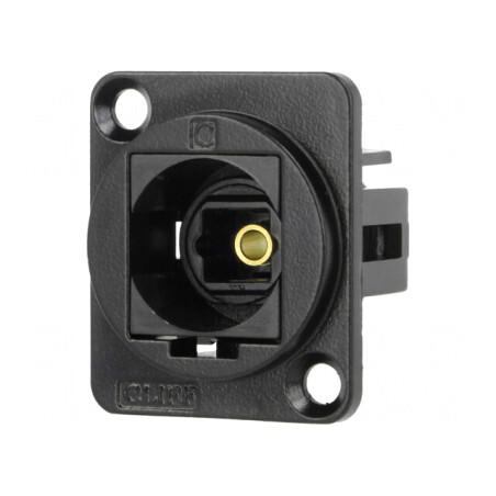 Cuplă Toslink Fibră Optică Soclu Dual | Electronic-mag.ro | Componente Electronice
