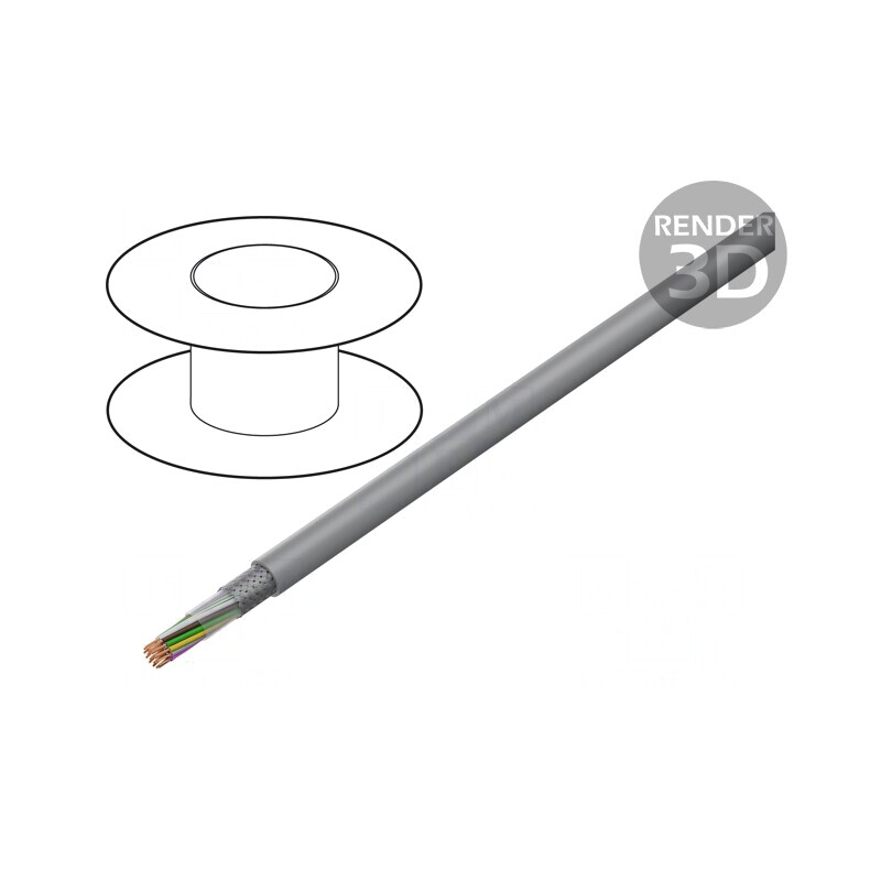 Cablu ecranat PVC 21x0,34mm2 tresă cupru cositorit | Electronic-mag.ro | Componente Electronice Cablu ecranat PVC 21x0,34mm2 tresă cupru cositorit | Electronic-mag.ro | Componente Electronice