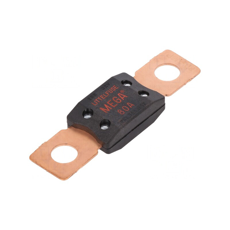 Siguranţă Auto 80A 32VDC Mega 68,6mm M8 | Electronic-mag.ro | Componente Electronice