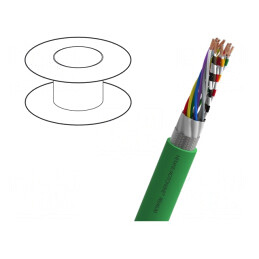 Cablu de Testare Hibrid Verde PUR MOTIONLINE® PREMIUM