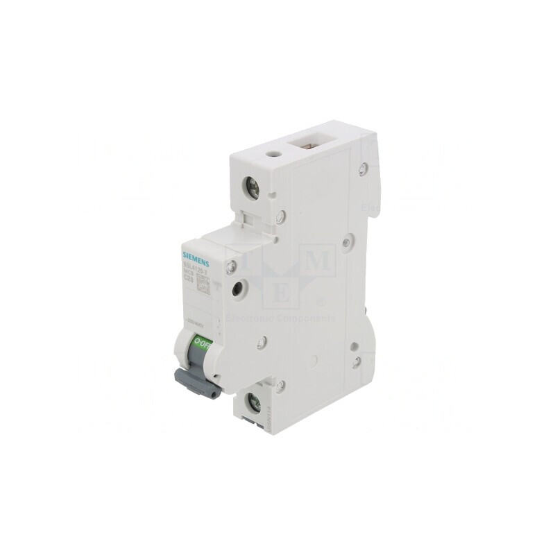 Întrerupător de Supracurent 20A 230/400VAC 1 Pol 10kA | Electronic-mag.ro | Componente Electronice