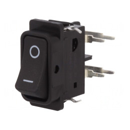 Întrerupător Basculant ON-OFF 16A 250V Negru | Electronic-mag.ro | Componente Electronice