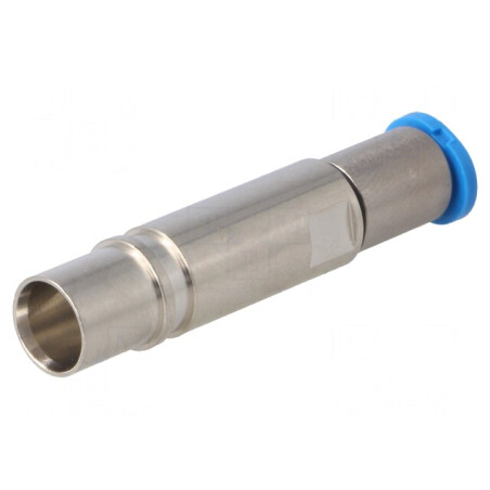 Pin mamă Han-Modular pentru cablu 3mm alamă max 10bar drept | Electronic-mag.ro | Componente Electronice