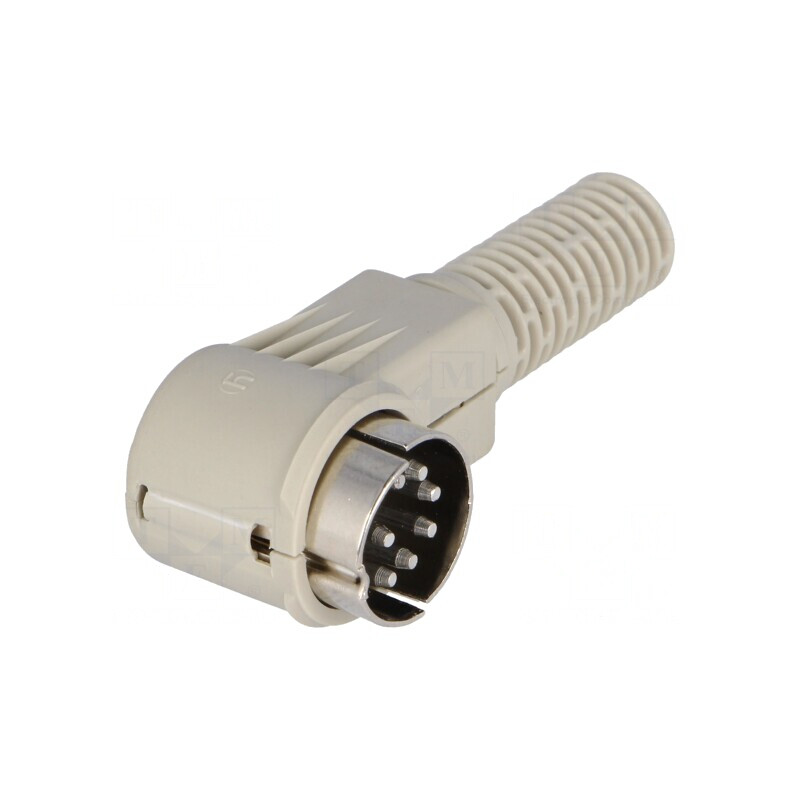 Mufă DIN 8 PIN unghi 90° pe cablu | Electronic-mag.ro | Componente Electronice Mufă DIN 8 PIN unghi 90° pe cablu | Electronic-mag.ro | Componente Electronice
