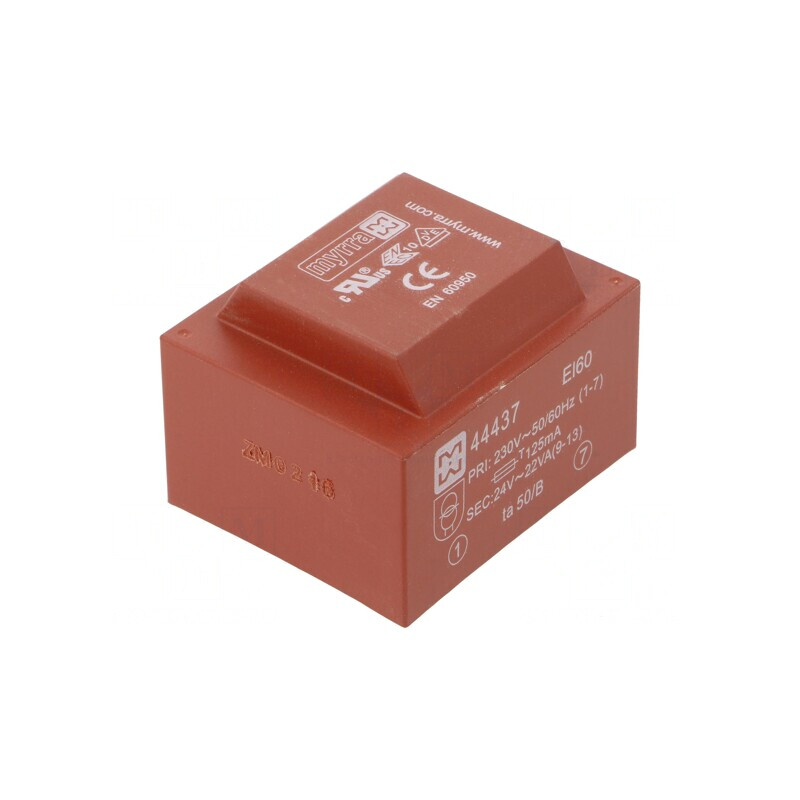 Transformator Încapsulat 22VA 230VAC 24V PCB | Electronic-mag.ro | Componente Electronice