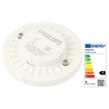 Lampă LED alb cald GX53 5,5W 500lm 2700K | Electronic-mag.ro | Componente Electronice