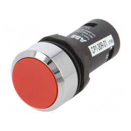 Comutator apăsare 22mm 1 NC roșu | Electronic-mag.ro | Componente Electronice