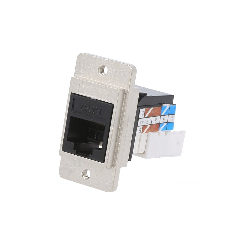 Soclu RJ45 DUALSLIM Cat 6a Metal 8p8c IDC 29mm | Electronic-mag.ro | Componente Electronice Soclu RJ45 DUALSLIM Cat 6a Metal 8p8c IDC 29mm | Electronic-mag.ro | Componente Electronice