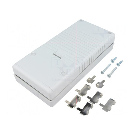 Carcasă Universală ABS Gri cu Răsucire 93x190x41mm | Electronic-mag.ro | Componente Electronice