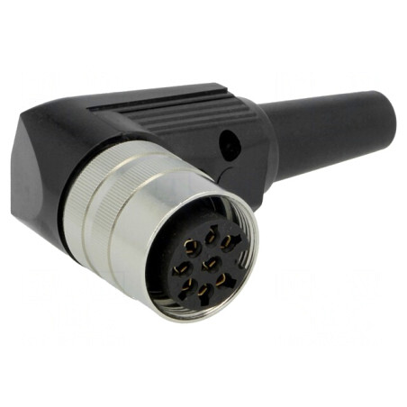 Conector M16 Mufă Mamă 8 PIN 5A 60V IP40 | Electronic-mag.ro | Componente Electronice