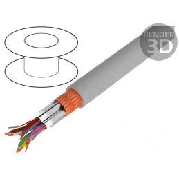 Cablu PVC Gri 4x2x1mm2 250V Auto-stingere