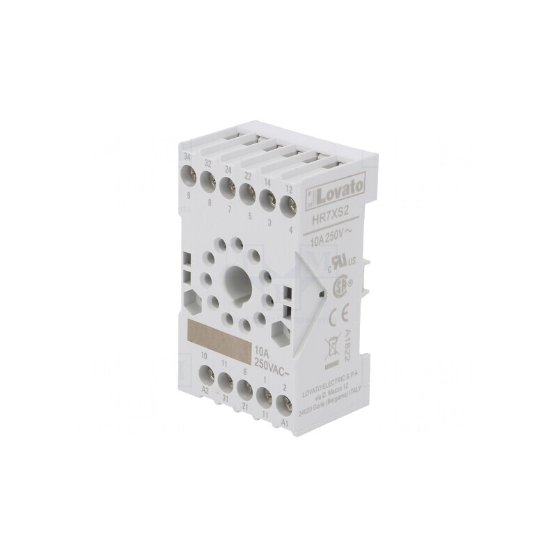 Stativ pentru șină DIN HR70 10A 250VAC | Electronic-mag.ro | Componente Electronice