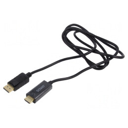 Cablu HDMI 1.4 DisplayPort 1.5m Negru