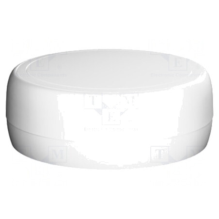 Carcasă albă pentru alarmă 40mm ABS cu lame de fixare 95mm | Electronic-mag.ro | Componente Electronice
