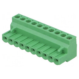 Regletă de conexiuni deconectabilă 10 piste 5,08mm | Electronic-mag.ro | Componente Electronice