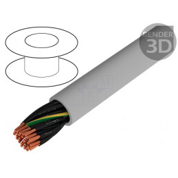 Cablu JZ-500 34G0,5mm2 neecranat gri | Electronic-mag.ro | Componente Electronice
