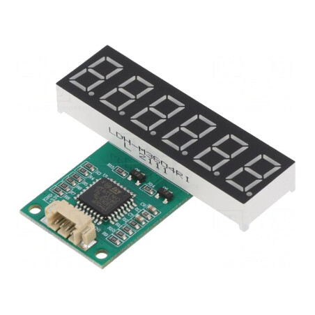 Display LED cu 7 Segmente Roșu 9.2mm 6 Digits | Electronic-mag.ro | Componente Electronice