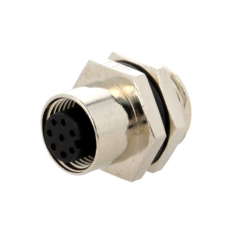Soclu M12 8 PIN mamă lipire 30V 2A CANopen DeviceNet | Electronic-mag.ro | Componente Electronice
