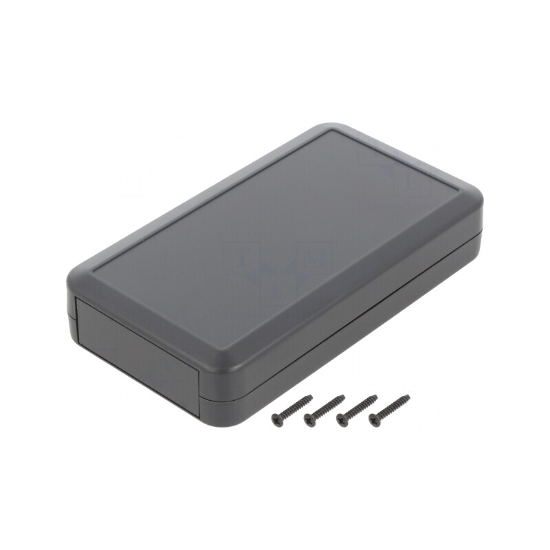 Carcasă universală ABS gri închis | Electronic-mag.ro | Componente Electronice
