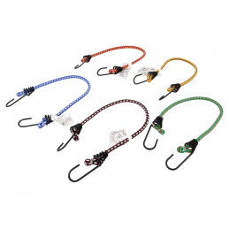 Corzi de Fixare din Cauciuc 0,5m - Set 5 Bucăți | Electronic-mag.ro | Componente Electronice