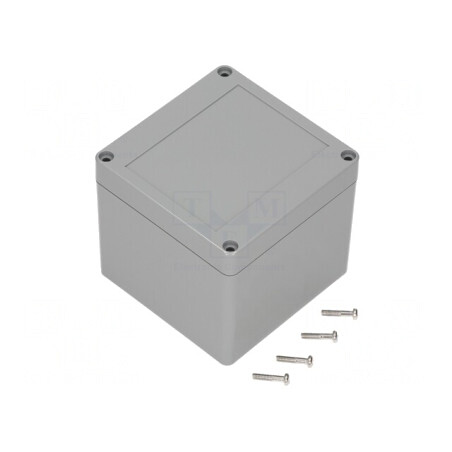 Carcasă universală ABS gri închis 100x100x90mm | Electronic-mag.ro | Componente Electronice