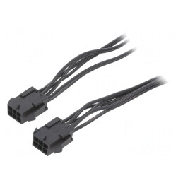 Cablu Micro-Fit 3.0 tată-tată 6 pini 0,2m 4A PVC