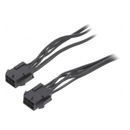Cablu Micro-Fit 3.0 tată-tată 6 pini 0,2m 4A PVC | Electronic-mag.ro | Componente Electronice