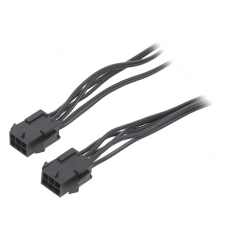 Cablu Micro-Fit 3.0 tată-tată 6 pini 0,2m 4A PVC | Electronic-mag.ro | Componente Electronice