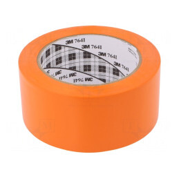 Bandă de marcare portocalie autoadezivă 33m x 50mm | Electronic-mag.ro | Componente Electronice